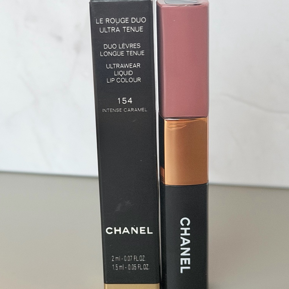 Chanel Le Rouge Duo Ultra Tenue -154 Intense Caramel - Picture 3 of 3